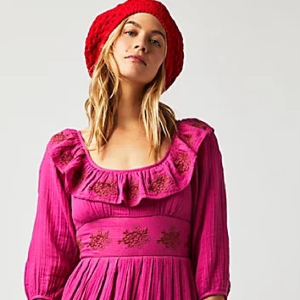 Free People Pink Maxi Dress - Picture 4 of 7